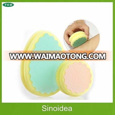 Hair remover sponge for body Physical hair removal pink and green